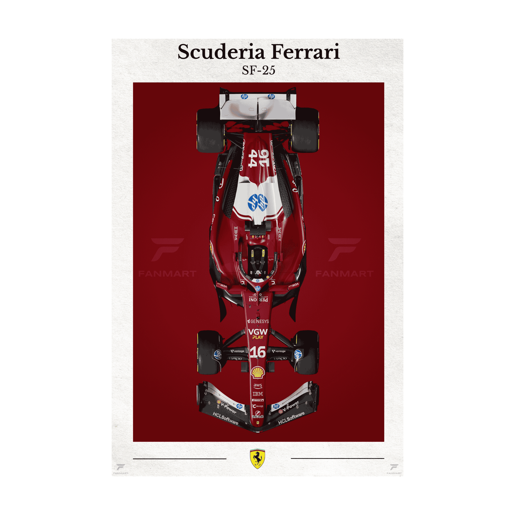Poster Ferrari SF25